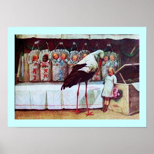 STORK BABY SHOWER 3 POSTER (Voorkant)