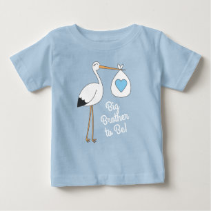 Stork Baby shower Blue Boy