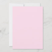 Stork Baby shower Invitation Kaart (Achterkant)