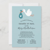 Stork Baby shower per post Kaart (Voorkant)