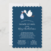 Stork Baby shower per post Kaart (Voorkant)