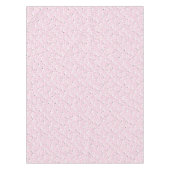 Stork Baby shower Pink Girl Tafelkleed (Voorkant)