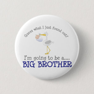 Stork Big Brother Ronde Button 5,7 Cm