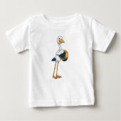 Stork bij Bowling met Bowling ball (Voorkant)