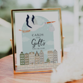 Stork Boho Baby shower Decor Kaarten en Geschenken