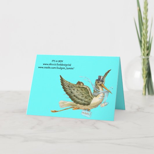 STORK BOY BABY SHOWER (Achterkant)