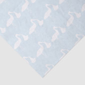 Stork Boy Baby shower Blue Tissue Paper Tissuepapier (Detail)