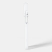 Stork Carning Baby iPhone Case Hallo papa en mama (Achterkant / Links)