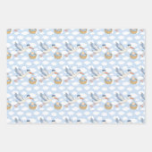 Stork Delivery Baby Boy Wrapping Paper – Schattige (Voorkant)