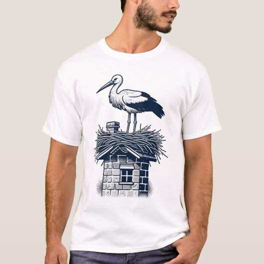 Stork Design T-shirt (Voorkant)