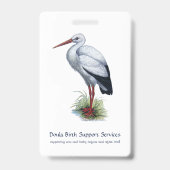 Stork Doula Badge (Achterkant)