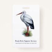 Stork Doula Badge (Achterkant)