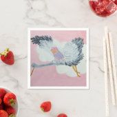 Stork en Baby Girl Cocktail servetten (Insitu)