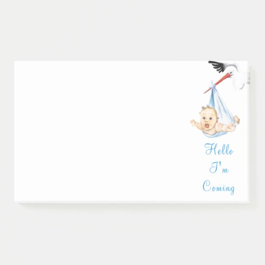 Stork en Baby Post-it® notes Funny (Voorkant)