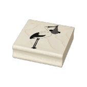 Stork en Baby Rubberstempel (Stempel)