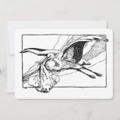 Stork en Baby Uitnodiging (Voorkant)