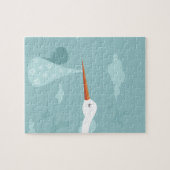 Stork en kind legpuzzel (Horizontaal)