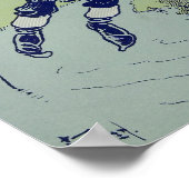 Stork en Scarecrow Poster (Hoek)