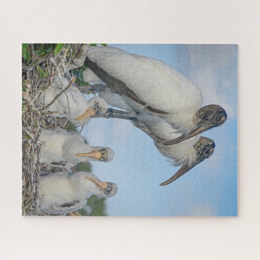 "Stork Family" Legpuzzel (Horizontaal)