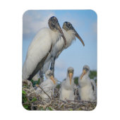 "Stork Family" Magneet (Verticaal)