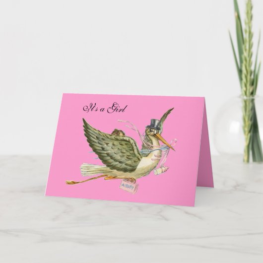 STORK GIRL BABY SHOWER (Voorkant)