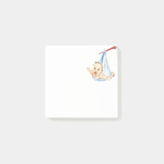 Stork heeft een Baby-Post-it® notes (Voorkant)