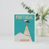 Stork in Alentejo Portugal Briefkaart (Staand voorkant)