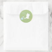 Stork Levert Boy Sticker (Tas)