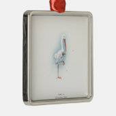  Stork Metalen Ornament (Rechts)