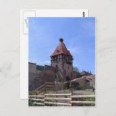 Stork nest in Chatenois Briefkaart (Voorkant / Achterkant)