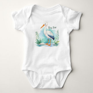  Stork Nursery set Baby pop Romper
