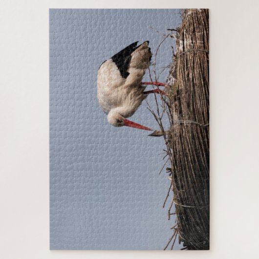 Stork (Ooievaar) Legpuzzel (Verticaal)