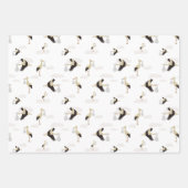 Stork Pasgeboren Baby Boy Meisje Patroon Inpakpapier Vel (Voorkant 2)