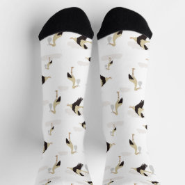 Stork Pasgeboren Baby Boy Meisje Patroon Sokken