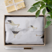 Stork Pasgeboren Baby Boy Meisje Patroon Tissuepapier (Geschenk)