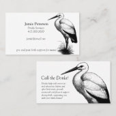 Stork roept de Doula Visitekaartjes (Voorkant / Achterkant)