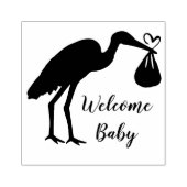 Stork Rubberstempel (Afrduk)