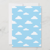 Stork Special Delivery Baby shower Invitation Kaart (Achterkant)