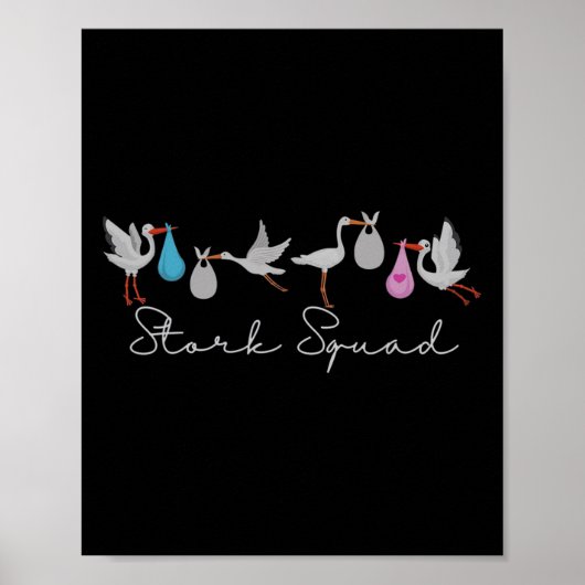 Stork Squad Nurse Labor and Delivery Edition Poster (Voorkant)