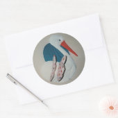 Stork Storks Baby Newborns Sticker (Envelop)