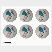 Stork Storks Baby Newborns Sticker (Vel)