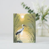 Stork Swamp | Everglades National Park Watercolor Briefkaart (Staand voorkant)