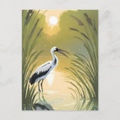 Stork Swamp | Everglades National Park Watercolor Briefkaart (Voorkant)