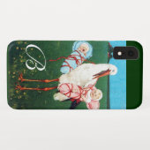 STORK TWIN BABY SHOWER MONOGRAM Case-Mate iPhone CASE (Achterkant (horizontaal))
