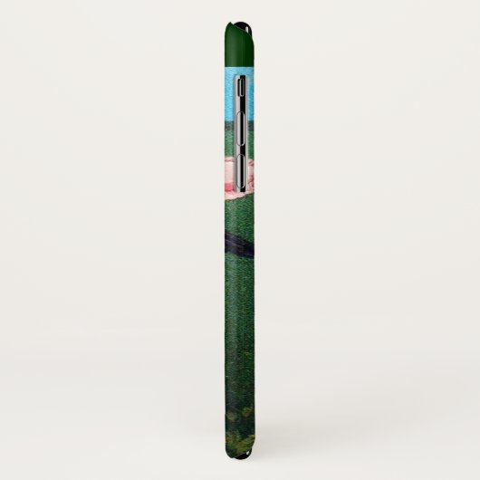 STORK TWIN BABY SHOWER MONOGRAM Case-Mate iPhone CASE (Achterkant/links)