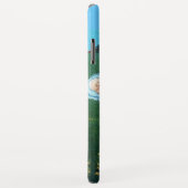 STORK TWIN BABY SHOWER, roze, Blauwgroen blauw Case-Mate iPhone Case (Achterkant/rechts)