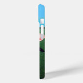 STORK TWIN BABY SHOWER, roze, Blauwgroen blauw Case-Mate iPhone Case (Achterkant / Links)