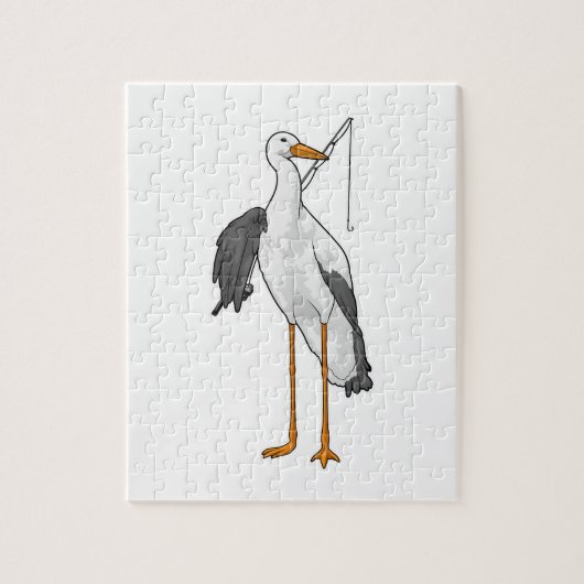 Stork Vist Fisher Gevist rod Legpuzzel (Verticaal)