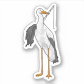 Stork Vist Fisher Gevist rod Sticker (Voorkant)