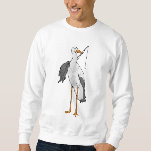 Stork Vist Fisher Gevist rod Trui (Voorkant)